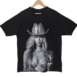 Beyonce Renaissance World Tour Black T Shirt Mens Size L RWT2023 Concert Tee